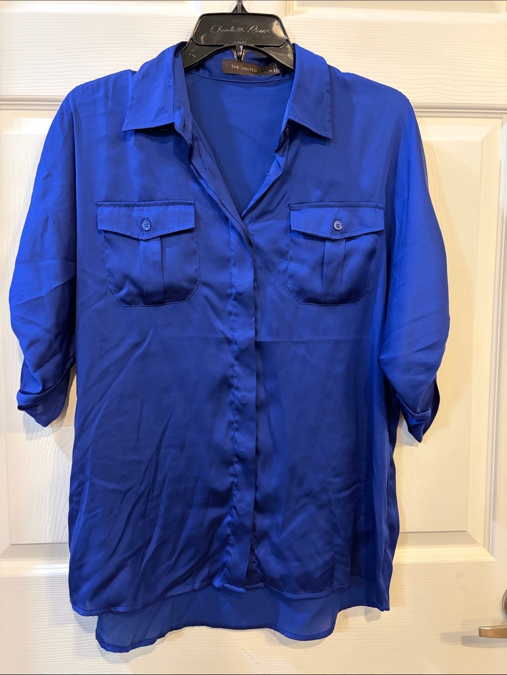 The Limited Cobalt Blue Button-Up Shirt